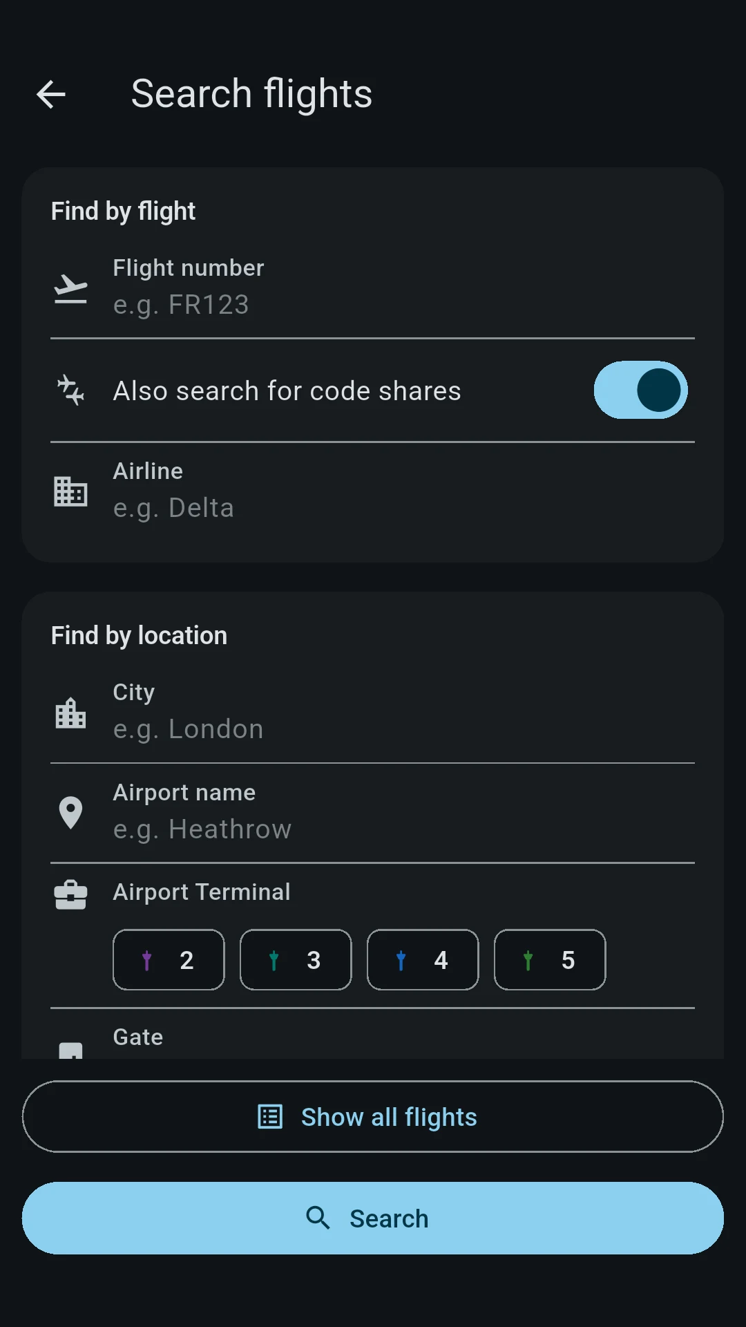 Miami Airport MIA screenshot