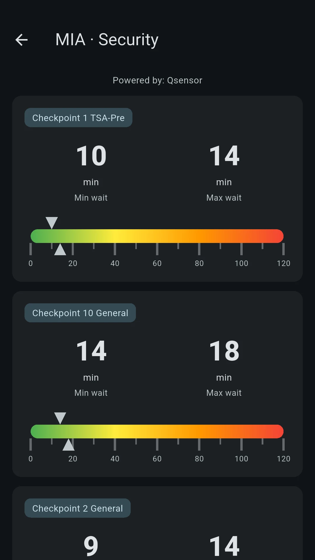 Miami Airport MIA screenshot